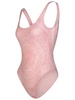 Versace 'Barocco' One Piece Swimsuit In Pink Polyester Blend