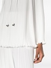 Lanvin Long Sleeve Pleated Blouse Open Neck Clothing