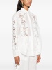 Zimmermann Halliday Shirt In Floral Lace