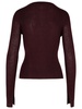 Lanvin Burgundy Wool Blend Sweater Woman