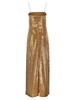 Max Mara Studio Orange Sequined Sheath Dress