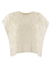 Antonelli Firenze Crew Neck Linen And Cotton Top