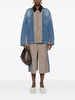 Stella Mc Cartney Denim And Tweed Jacket