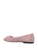 Jimmy Choo Elme Flat Glittered Ballets