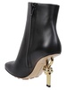 Bottega Veneta Knot Leather Ankle Boots