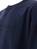 MAISON MARGIELA Navy Blue Embroidered Logo Cotton Sweatshirt for Men