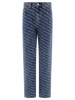 ALEXANDER WANG Crystal-Embellished Baggy Jeans