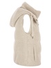 Brunello Cucinelli Dazzling Cotton Knit Sleeveless Down Jacket