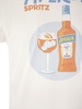 Mc2 Saint Barth T Shirt With Print On Chest And Back Aperol Special Edition