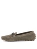 BRUNELLO CUCINELLI Suede Loafers with Monili Chain Detail