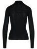 Sportmax 'Flavia' Black Virgin Wool Sweater