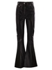 Sportmax Canoa Nappa Leather 5 Pocket Flare Trousers