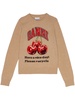 intarsia-knit cherries jumper