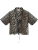 Ganni Leopard Print Blouse