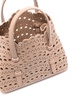 Alaia Mina 16 Micro Leather Handbag