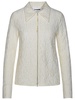 Jil Sander Ivory Cotton Jacket Woman