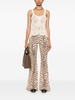 Stella Mc Cartney Tiger Print Nyon Trousers