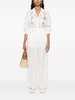 Zimmermann Halliday Shirt In Floral Lace