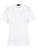 Emporio Armani Devoré Cotton T Shirt