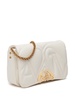 ALEXANDER MCQUEEN Feminine Exploded Seal Crossbody Bag in White