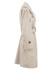 S Max Mara Vtrench Drip Proof Cotton Twill Over Trench Coat