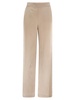 Antonelli Firenze Viscose And Linen Palazzo Trousers