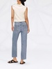 Toteme Pre Straight Leg Cropped Denim Jeans