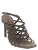 Brunello Cucinelli Precious Net Suede High Sandals