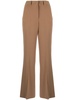 Alberto Biani Wide Leg Cady Trousers