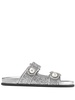 Jimmy Choo Fayence Glittered Sandals