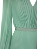 Max Mara Visit Pleated Chiffon Minidress