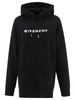 Flocked Logo Hoodie Sweatshirts Black