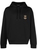 Dolce & Gabbana Cotton Hoodie With Bee And Crown Logo