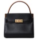 Tory Burch Lee Radziwill Black Leather Bag