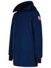 Canada Goose 'Langford' Navy Polyester Blend Parka Man