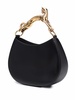 Cat Hobo Bag in Calf Leather with Shoulder Strap