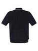 Peserico Polo Shirt In Pure Cotton Crepe Yarn With Flat Rib