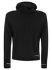 Moncler Grenoble Technical Hooded And Zipped Sweatshirt