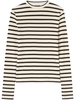 Jil Sander Plus Striped Cotton T Shirt