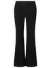 Balmain Black Viscose Trousers