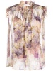 Zimmermann Floral Print Silk Top