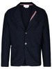 Thom Browne 'Rwb' Navy Cotton Blazer Man