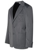 Palm Angels Grey Virgin Wool Blend Blazer Man