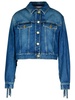 Moschino Blue Cotton Jeans Jacket