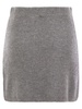 Sportmax Teiera Ribbed Knit Miniskirt