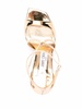 Jimmy Choo Azia Metallic Effect Sandals