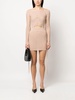 Andrea Adamo Knit Ribbed Mini Dress