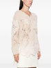 Ermanno Scervino Lace Oversized Sweater