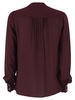 Elisabetta Franchi Georgette Blouse With Striped Pattern