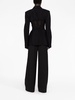 Mugler Viscose Blend Single Breasted Jacket